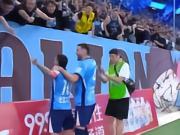 足协杯:大连英博1-0战胜申花晋级四强,红牌频出